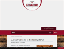 Tablet Screenshot of landhaus-staudacher.at